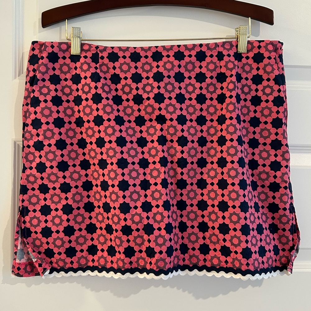 Golftini Skort Pink Navy Blue Size 14